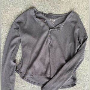 Hollister waffle tee